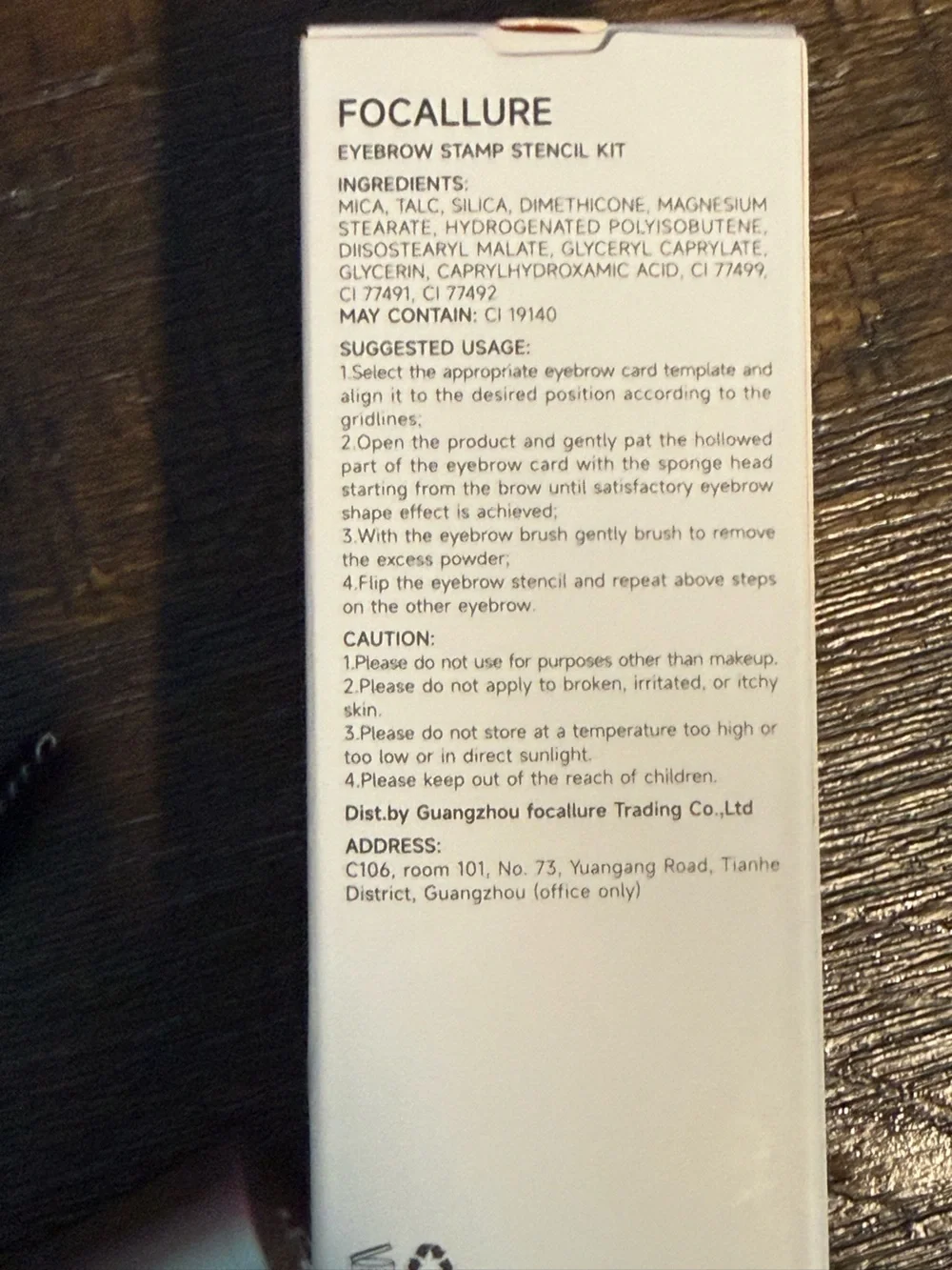 Focallure Brow Stamp Kit in Blonde, Brand new, tons of stencils for brow.